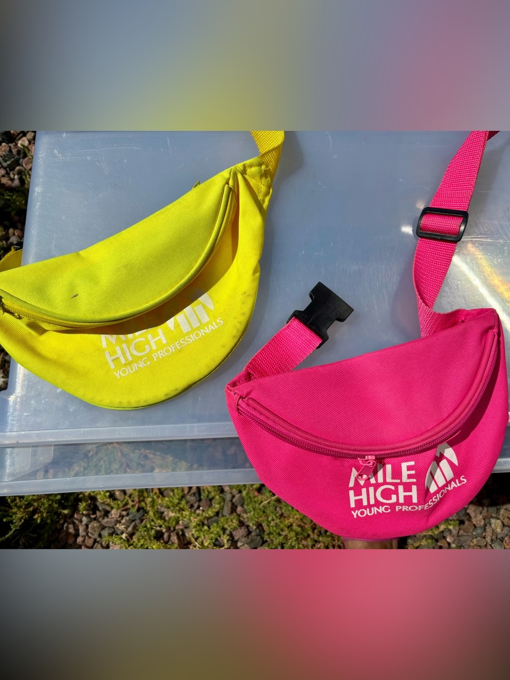Neon Fanny Packs - Pink & Yellow